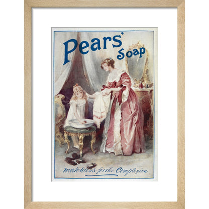 Advertisement for Pears' soap in The Queen magazine, London 1914.