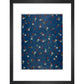 Olga Hirsch Collection: Floral on Blue blockprint