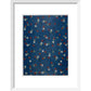 Olga Hirsch Collection: Floral on Blue blockprint