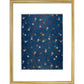 Olga Hirsch Collection: Floral on Blue blockprint