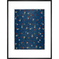 Olga Hirsch Collection: Floral on Blue blockprint