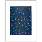 Olga Hirsch Collection: Floral on Blue blockprint