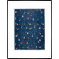 Olga Hirsch Collection: Floral on Blue blockprint