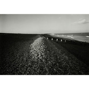 People on shingle beach