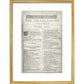 The Tragedie of Macbeth Title Page Print