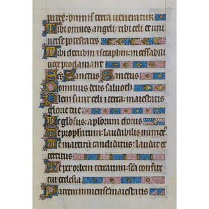 Queen Mary Psalter, Thomas Becket Bas-de-Page Print