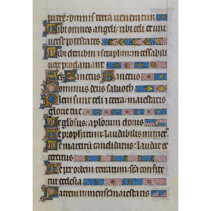 Queen Mary Psalter, Thomas Becket Bas-de-Page Print