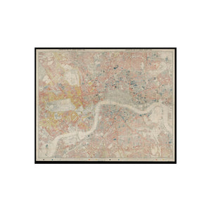 Charles Booth's London Poverty Map, 1889