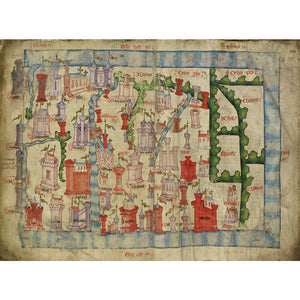 Map of Scotland, 1457