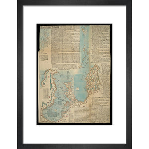 Map of the Seven Izu Islands, 1853