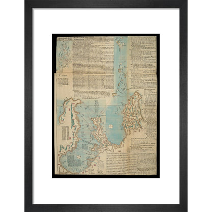 Map of the Seven Izu Islands, 1853