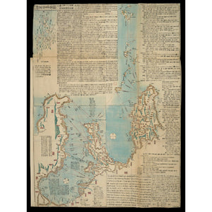 Map of the Seven Izu Islands, 1853
