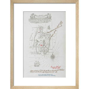 Map of Treasure Island, 1899