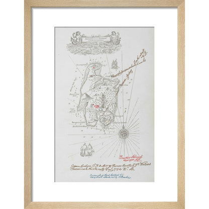 Map of Treasure Island, 1899