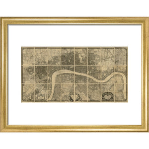 Map of London by John Rocque