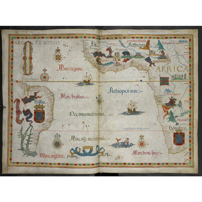 Part of the Atlantic Ocean Map