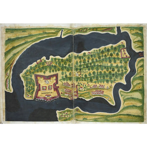 Map of Mombasa, 1646