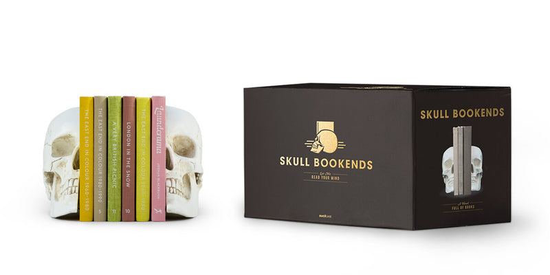 Skull Pair of Bookends