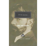 Book cover of 'Sons and Lovers' by D.H. Lawrence with a portrait on a beige background