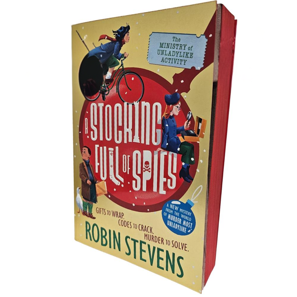 Stocking full of Spies, red sprayed edge edition Robin Stevens