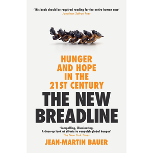Book cover of 'The New Breadline' with a loaf of bread and text on a white background