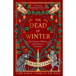 Book cover of 'The Dead of Winter' by Sarah Clegg with decorative elements on a red background