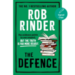 Book cover of 'The Defence' by Rob Rinder with a green background