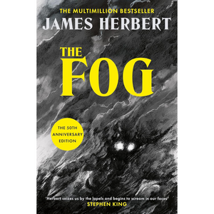 Book cover of 'The Fog' by James Herbert with a dark, foggy illustration.