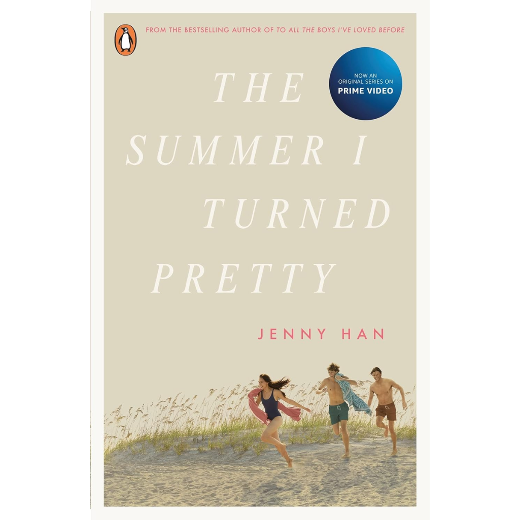 Book cover of 'The Summer I Turned Pretty' by Jenny Han with a beach scene illustration.