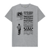 Romeo and Juliet in black T-shirt - Athletic Grey