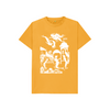 Little Mermaid in white Kids T-shirt - Mustard