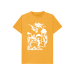 Mustard Little Mermaid in white Kids T-shirt