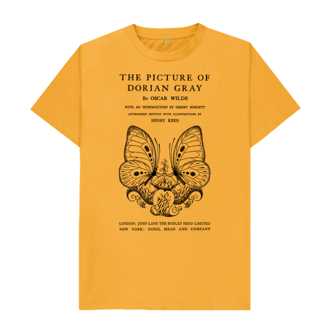 Mustard The Picture of Dorian Gray in black T-shirt