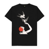 The Snow Queen pigeons T-shirt - Black