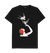 Black The Snow Queen pigeons T-shirt