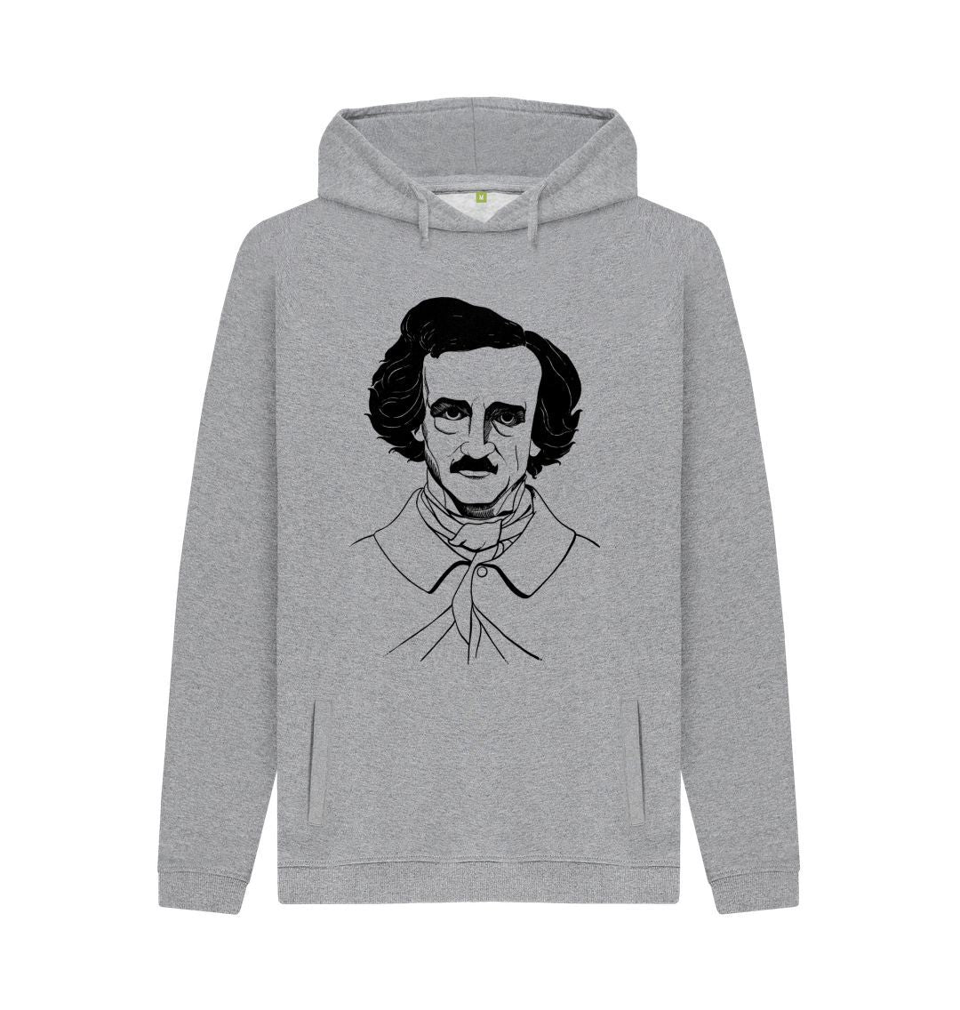 Light Heather Edgar Allan Poe Hoodie