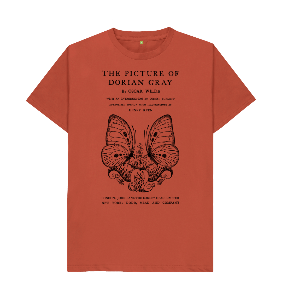 Rust The Picture of Dorian Gray in black T-shirt