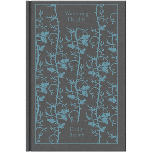 Book cover of 'Wuthering Heights' by Emily Bronte with floral design