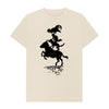 Bremen Town Musicians in black T-shirt - Oat