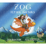 Zog and the Flying Doctors 10th Anniversary Edition: This special edition has a super shiny foiled cover!
by Julia Donaldson (Author), Axel Scheffler (Illustrator)  Format: Paperback