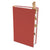Image of Alice in Wonderland Brass Bookminders on a closed red book