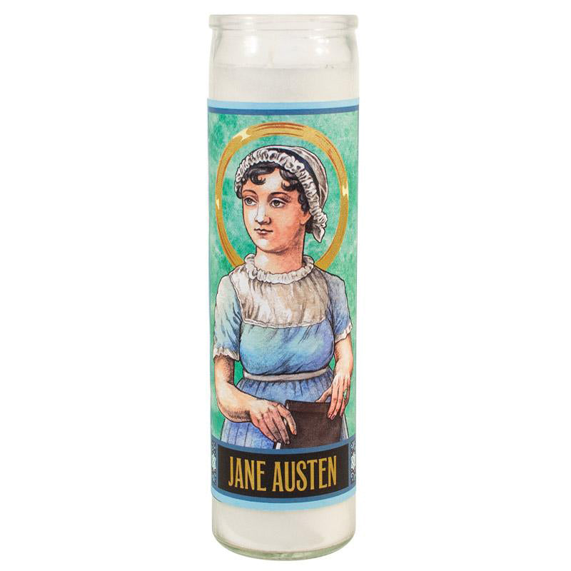Jane Austen Saint Candle