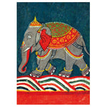 Caparisoned Elephant Card