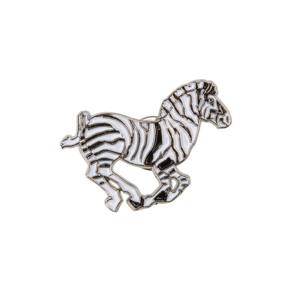 Image of Zebra enamel pin