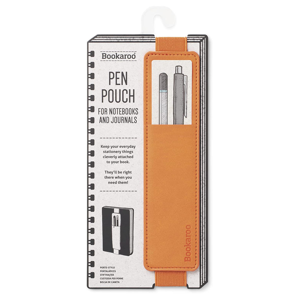 Orange Bookaroo Pen Pouch