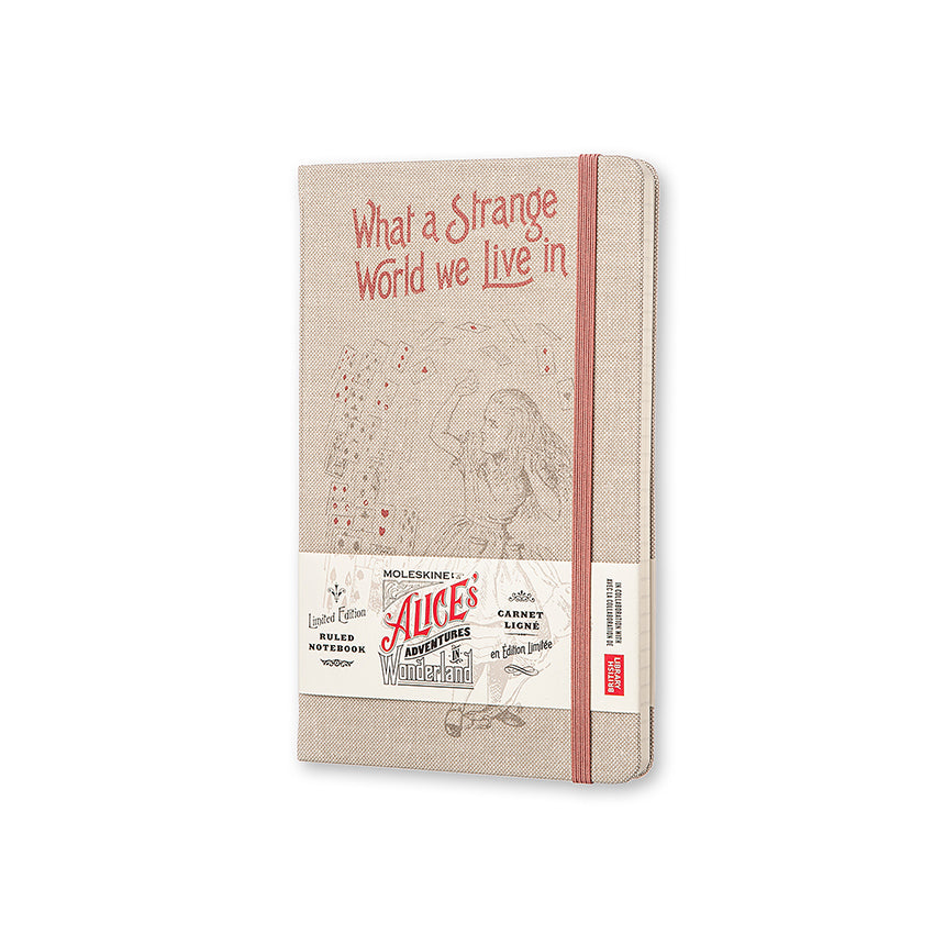 Alice in Wonderland Notebook Cover in packaging