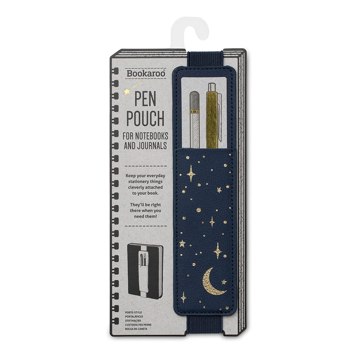 Moon and Stars Bookaroo Pen Pouch