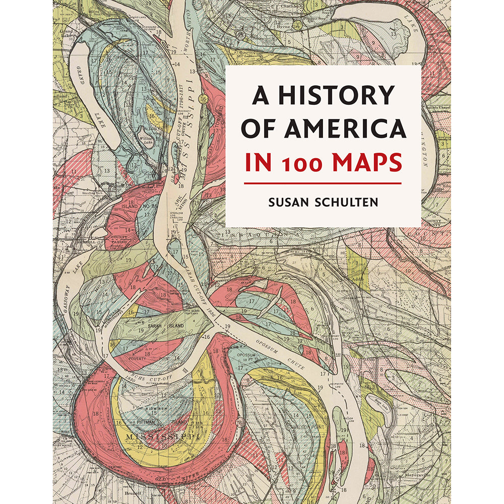 A History of America in 100 Maps Hardback cover