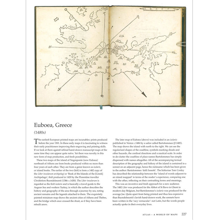 Atlas: A World of Maps from the British Library Hardback Inside Pages