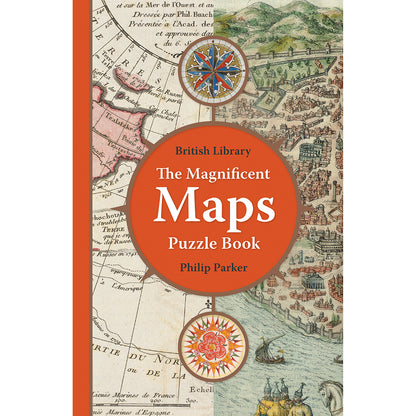 The Magnificent Maps Puzzle Book paperback british library cartography cover